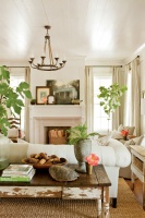 Renovation:  Senoia Farmhouse - traditional - living room - atlanta