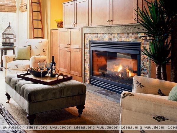 2001 Northwest Idea House: Family Room Fireplace