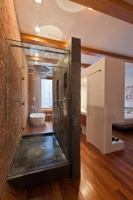 Loft in Noho - modern - bathroom - new york