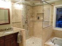Uniquely Transitional Bathroom Remodel - traditional - bathroom - philadelphia
