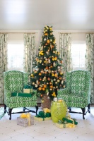 Tobi Fairley Holiday - traditional - living room - little rock