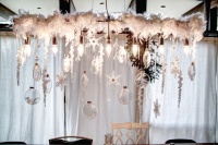 Snowy Chandelier - contemporary - dining room - grand rapids