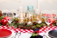 Winter Tablescape - eclectic - dining room - new york