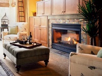2001 Northwest Idea House: Family Room Fireplace