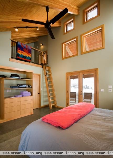 Granite Mountain Cabin - contemporary - bedroom - seattle