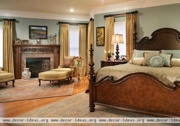 Colorful Master Bedroom Designs. Beautiful Bedding - traditional - bedroom - newark