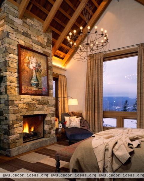 Wilson Mountain Residence - traditional - bedroom - other metro