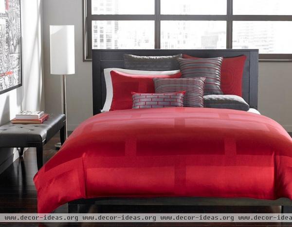 Hotel Collection Bedding, Red Frame Lacquer Collection - contemporary - bedroom - other metro