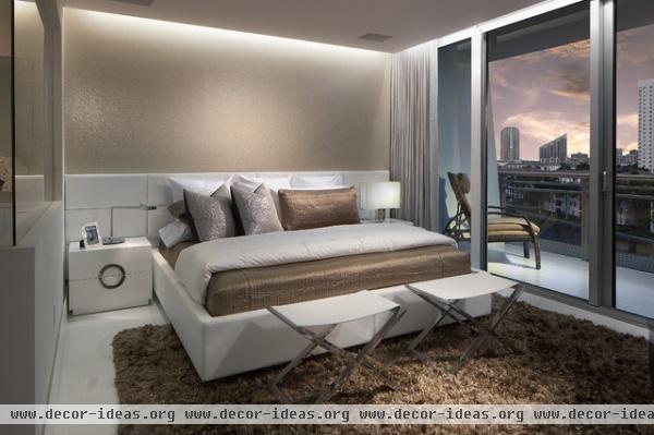 Master Bedroom - modern - bedroom - miami