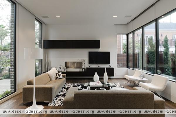 Southampton - modern - living room - houston