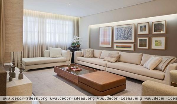 Apartament - contemporary - family room - other metro