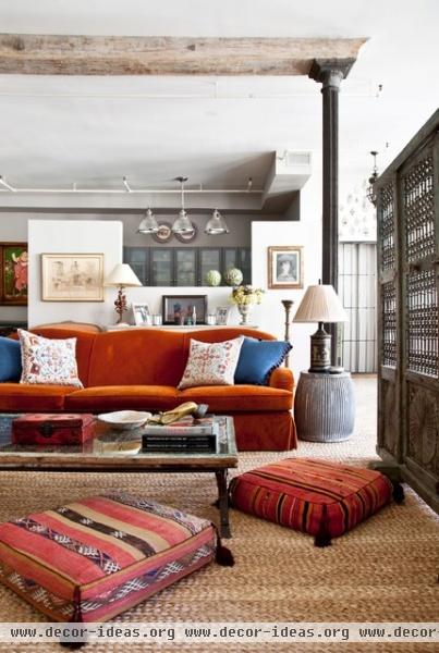 New York City Loft - eclectic - living room - new york