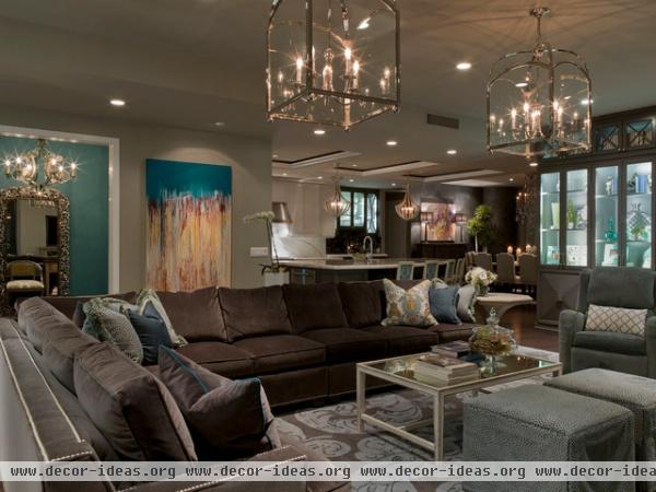 Austonian Luxury Condo - contemporary - living room - austin