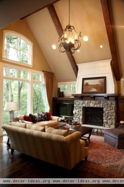 Great Room - traditional - living room - minneapolis