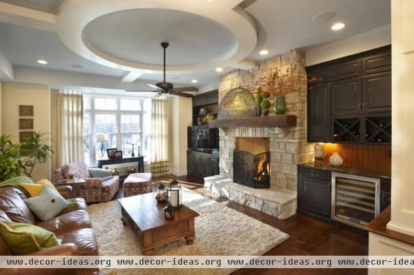 New Construction - contemporary - family room - chicago