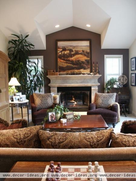 family room - traditional - family room - other metro