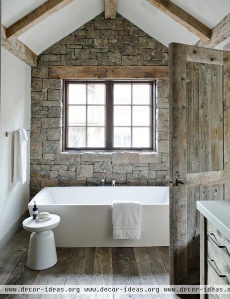 Rustic Redux - modern - bathroom - jackson