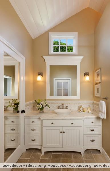 Classic bath vanity with lots of storage - traditional - bathroom - santa barbara