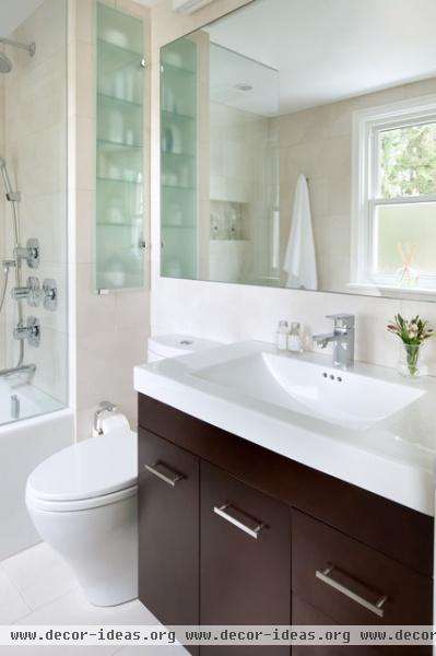 Small Space Bathroom - contemporary - bathroom - toronto