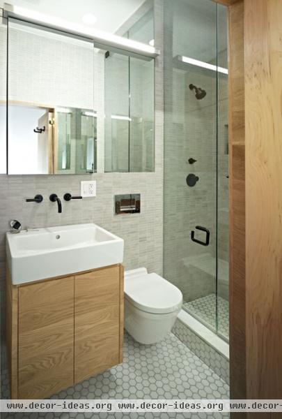 East Village Studio - modern - bathroom - new york