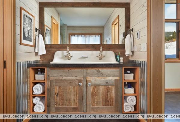 Homestead Cabin - contemporary - bathroom - seattle