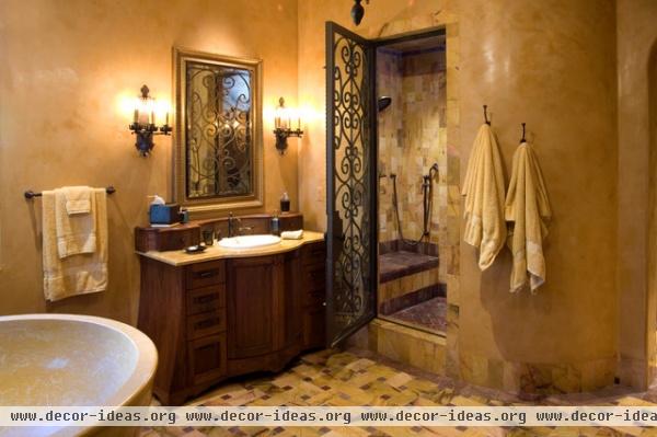 Manian Residence - mediterranean - bathroom - orange county