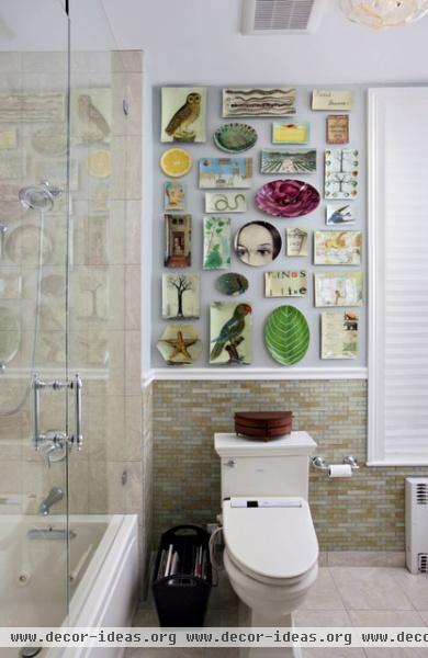 New York Powder Room - eclectic - bathroom - new york