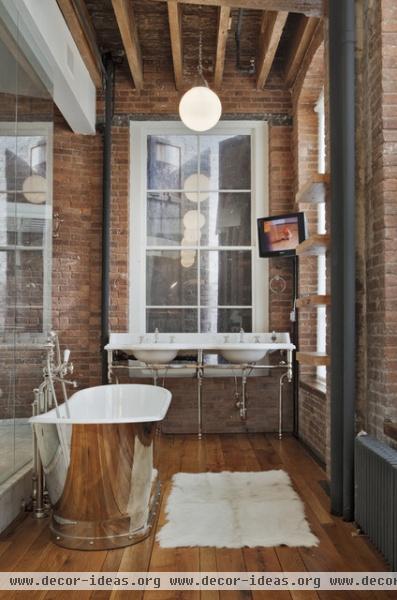 Jane Kim Design - eclectic - bathroom -