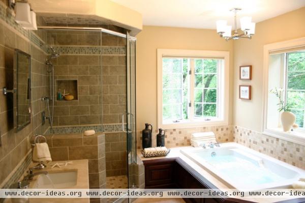 Casual Elegance in the Suburbs - traditional - bathroom - boston