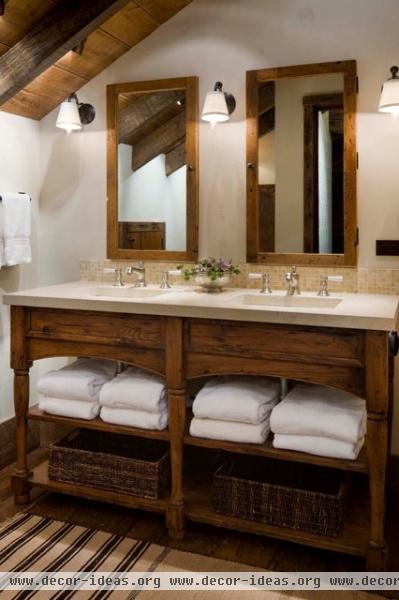 Great Point Lodge - traditional - bathroom - jackson