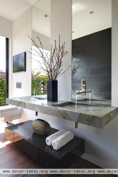 Los Angeles Hills Bathroom - modern - bathroom - los angeles