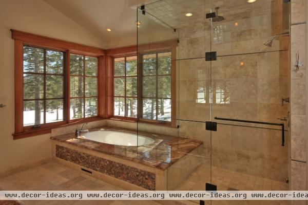 Master Tub and Shower - traditional - bathroom - sacramento