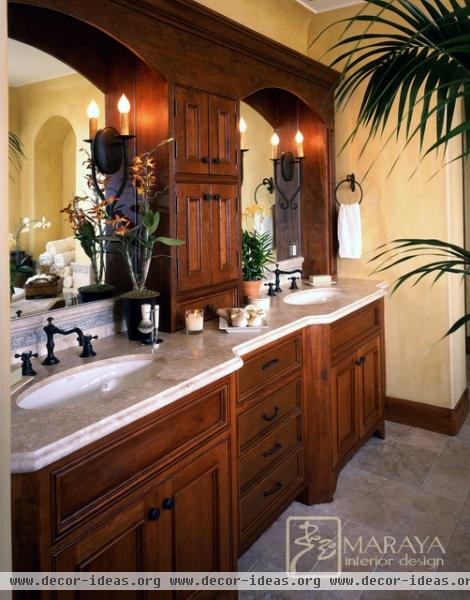 Santa Barbara Style Bath - mediterranean - bathroom - santa barbara