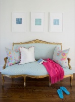 Blue & Pink bedroom - eclectic - bedroom - new york