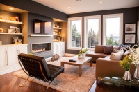 Modern Family Room - contemporary - family room - other metro