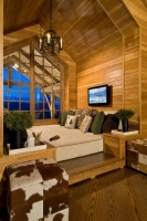 Ski House - traditional - media room - new york