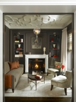 Salon - traditional - family room - chicago