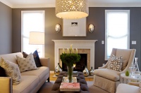 Heather Garrett Design - contemporary - living room - raleigh