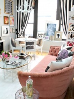 NYC Fashion PR Firm - eclectic - living room - kansas city