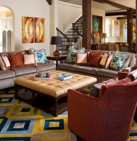 Creeks of Preston Hollow Residence - eclectic - family room - dallas