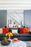 Courtyard Residence Living Room - contemporary - living room - boston