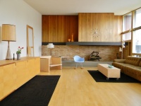 Rural Mid-Century Modern - modern - living room - seattle