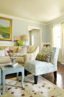 Contemporary Beach Living Room - traditional - living room - charleston