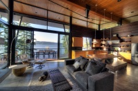 Coeur D’Alene Residence on Lake Coeur D’Alene - modern - living room - other metro