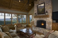 Living Stone Construction, Inc. - traditional - living room -