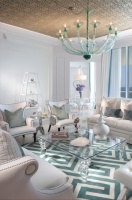 Hollywood Regency- Turnberry Ocean Colony Sunny Isles, Fl - eclectic - living room - miami