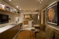 Living Space, Kitchen & Entry - contemporary - living room - dc metro