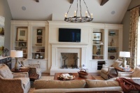 Family Room Built-Ins - traditional - living room - nashville