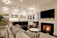 Kitchen - traditional - living room - seattle