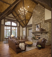 Private Residence - traditional - living room -